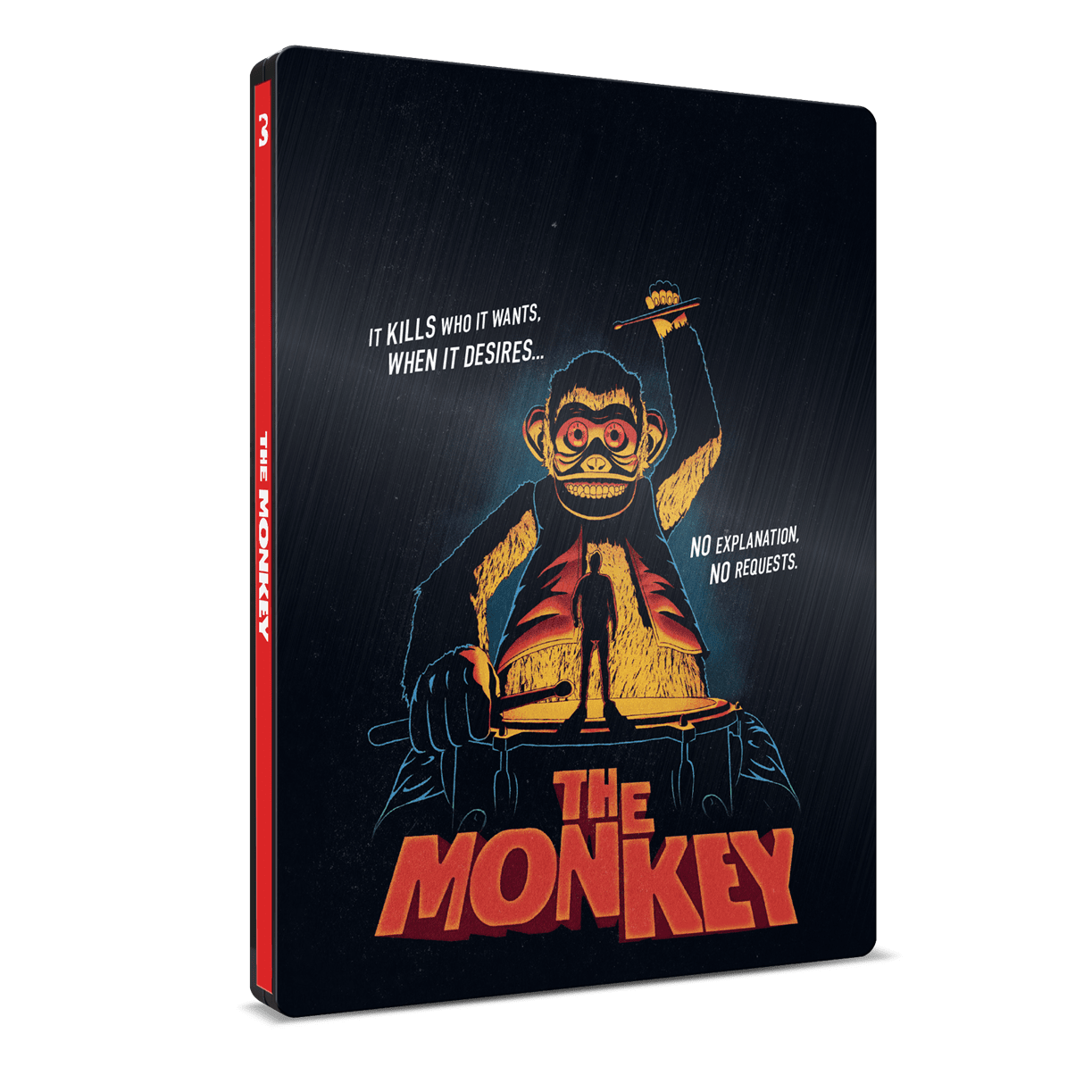 PRE-ORDER The Monkey Limited Edition Steelbook 4K Ultra HD Blu-Ray Cover