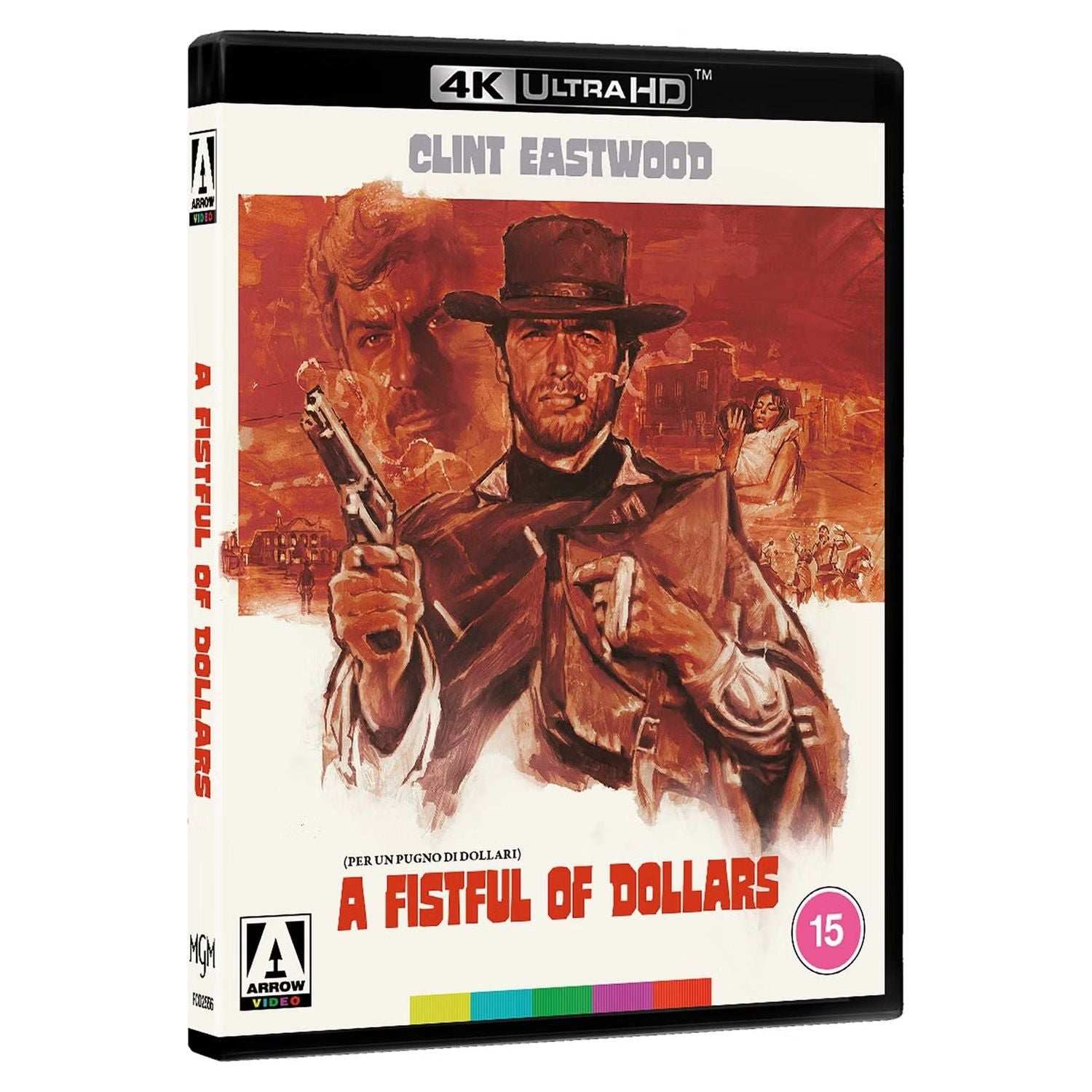 PRE-ORDER: A Fistful of Dollars Limited Edition 4K UHD + Blu-Ray with Slipbox and Extras.