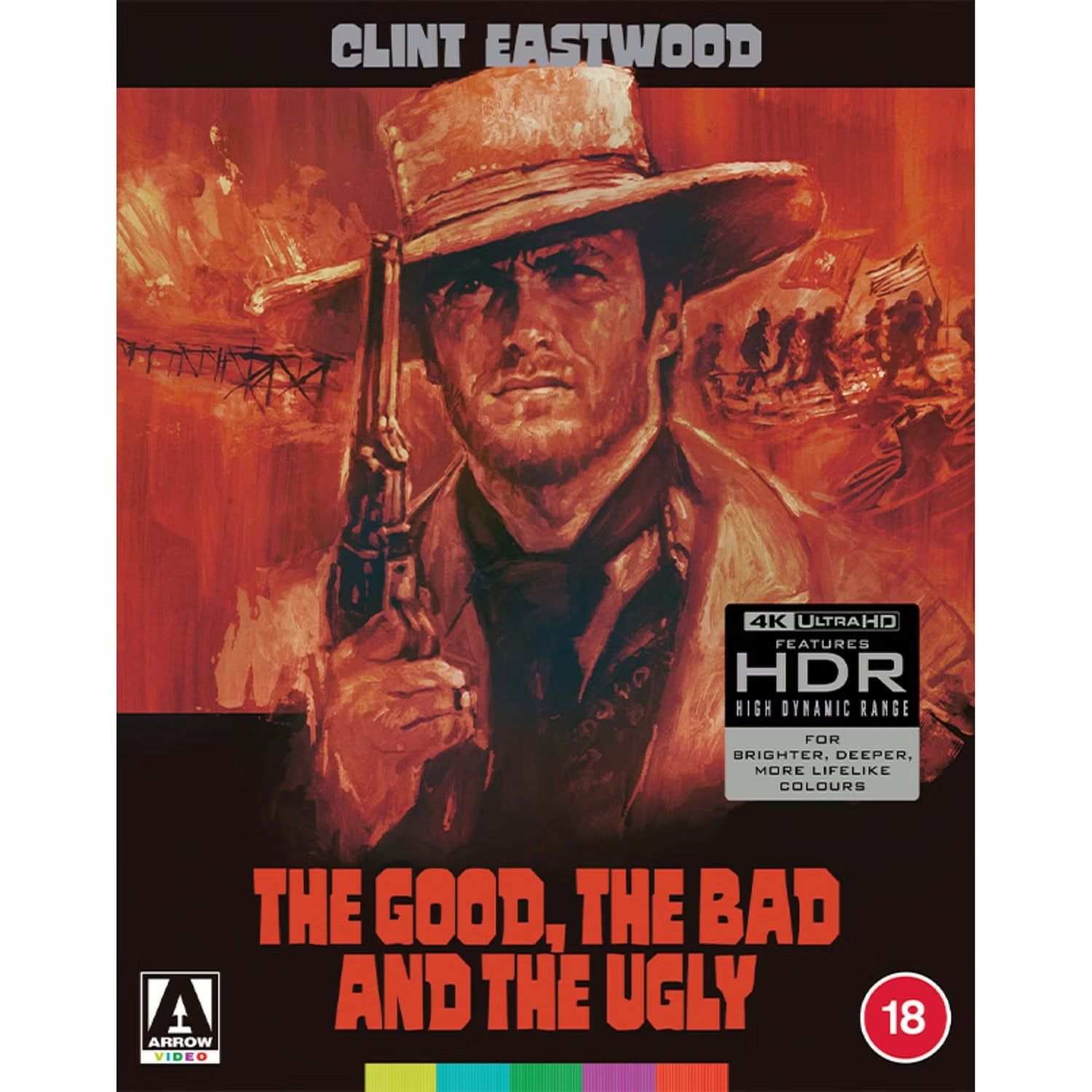 PRE-ORDER: The Good, The Bad and the Ugly Limited Edition 4K UHD Blu-Ray with Slipbox and Extras.