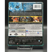 The Fifth Element 4K Ultra HD Blu-Ray Steelbook back cover showing special features and movie description.