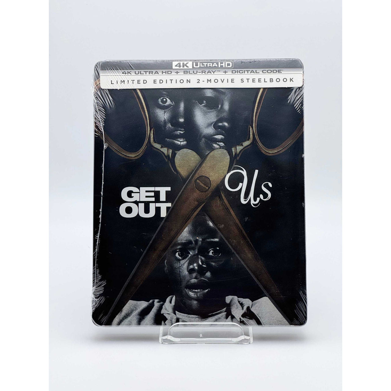 Get Out/Us - Limited Edition Steelbook 4K  live front cover image