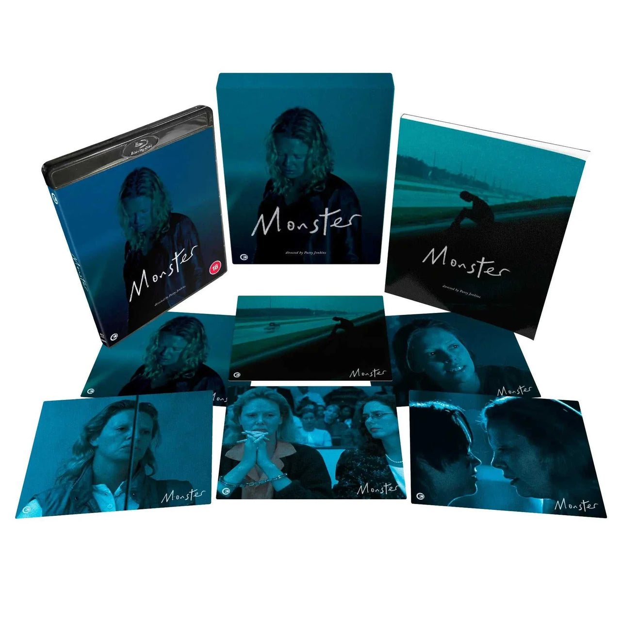 Monster Limited Edition Blu-Ray with rigid slipcase, booklet, and art cards (Region B).