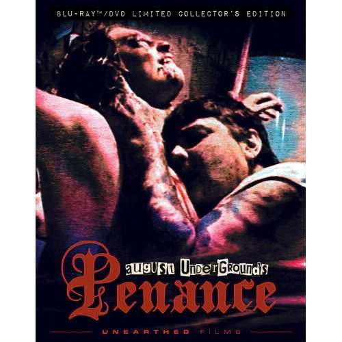 August Underground: Penance Blu-Ray + DVD Limited Edition front cover