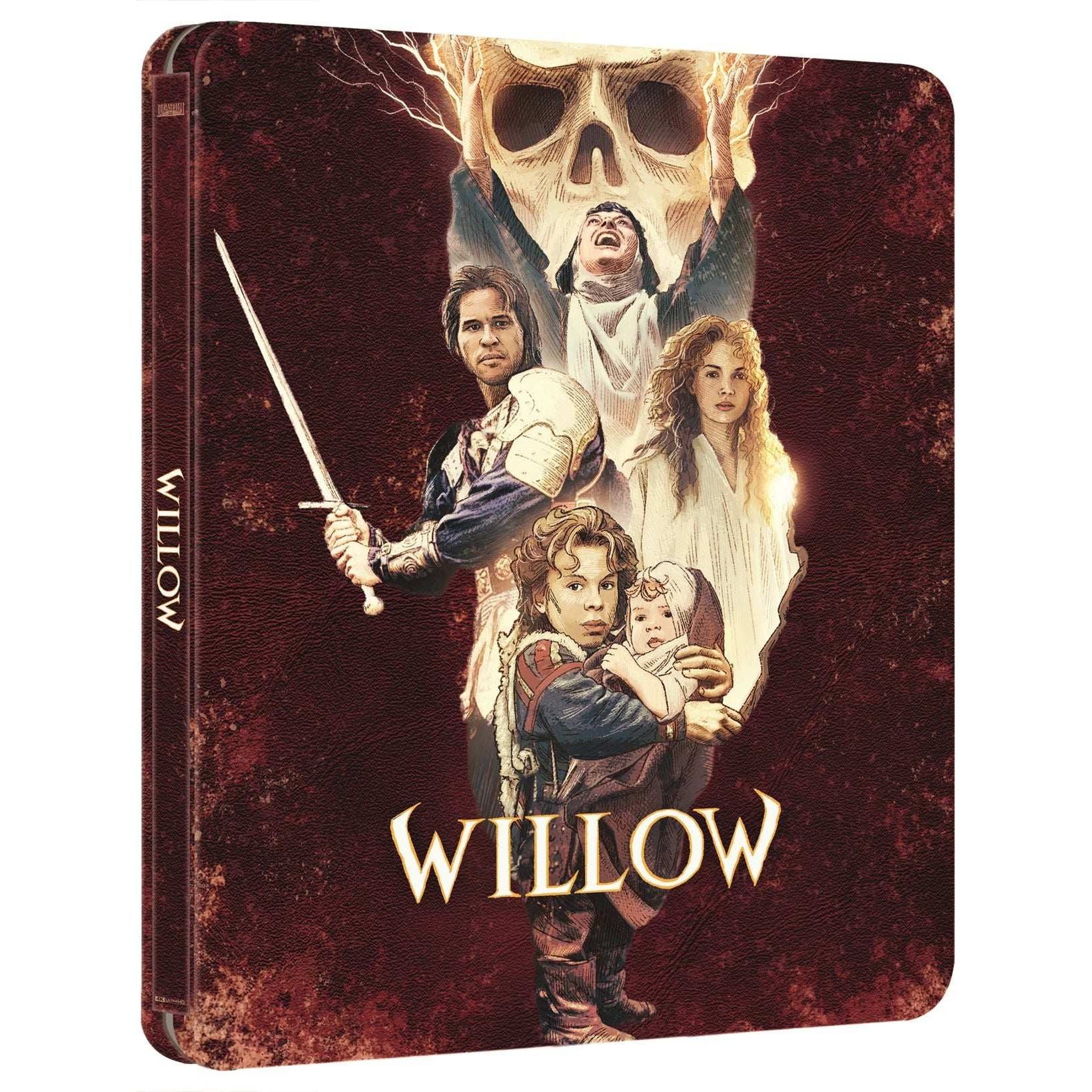 Willow Limited Edition Steelbook 4K UHD + Blu-Ray cover art.