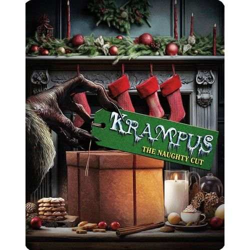 Krampus: The Naughty Cut 4K UHD + Blu-Ray Limited Edition Steelbook front cover