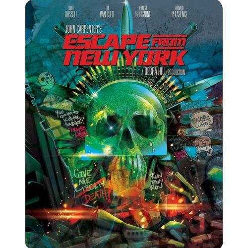 Escape From New York 4K UHD + Blu-Ray Limited Edition Steelbook front cover