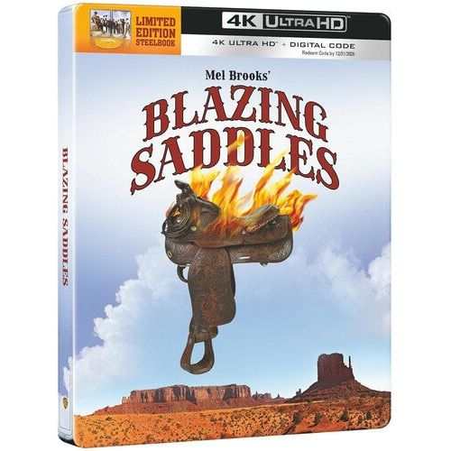 Blazing Saddles - Limited Edition Steelbook 4K Ultra HD + Digital front cover