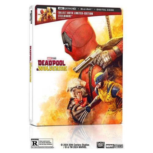 Deadpool And Wolverine (Deadpool Cover) 4K UHD + Blu-Ray + Digital Limited Edition Steelbook OUTER COVER