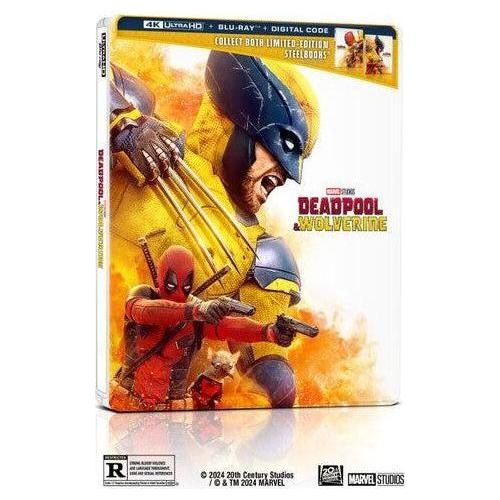 Deadpool And Wolverine (Wolverine Cover) 4K UHD + Blu-Ray + Digital Limited Edition Steelbook outer cover