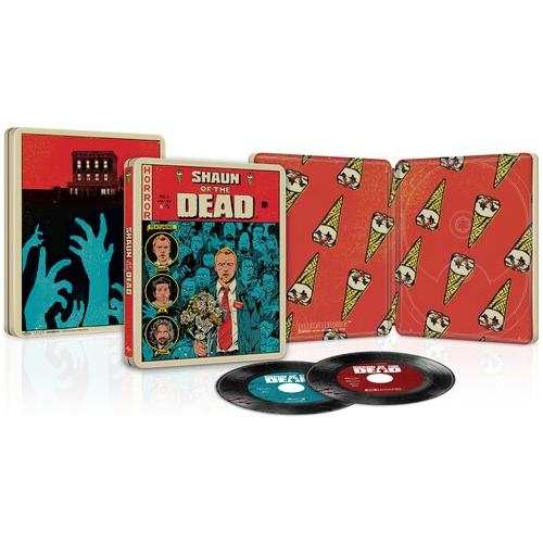 Shaun of the Dead 20th Anniversary Steelbook 4K Ultra HD Blu-Ray set.