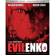 Evilenko Limited Collector's Edition 4K UHD Blu-Ray with Slipcover featuring Malcolm McDowell.