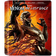 Venom: The Last Dance 4K UHD + Blu-ray Steelbook pre-order, featuring dynamic cover art.