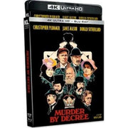 PRE-ORDER: Murder by Decree 4K UHD + Blu-Ray with slipcover featuring Sherlock Holmes vs. Jack the Ripper.