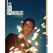 The Brutalist 4K UHD pre-order cover featuring a stylized image of a man with dramatic lighting effects, A24.