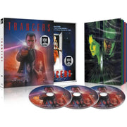 PRE-ORDER: Trancers Limited Edition 4K Ultra HD + Blu-Ray with slipcover, booklet, and bonus materials.