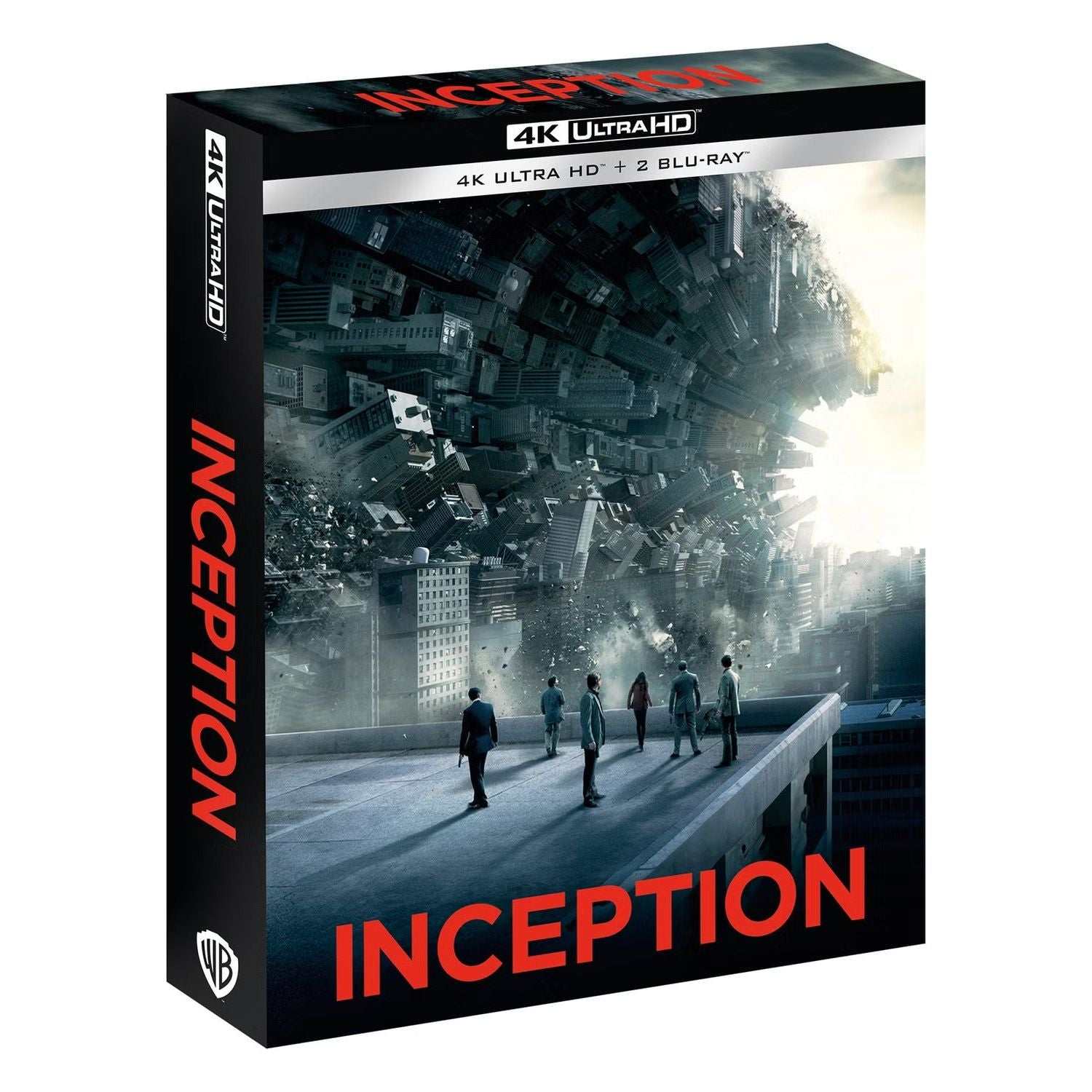 Inception Limited Steelbook Ultimate Collectors Edition 4K Ultra HD + Blu-Ray movie cover and spine