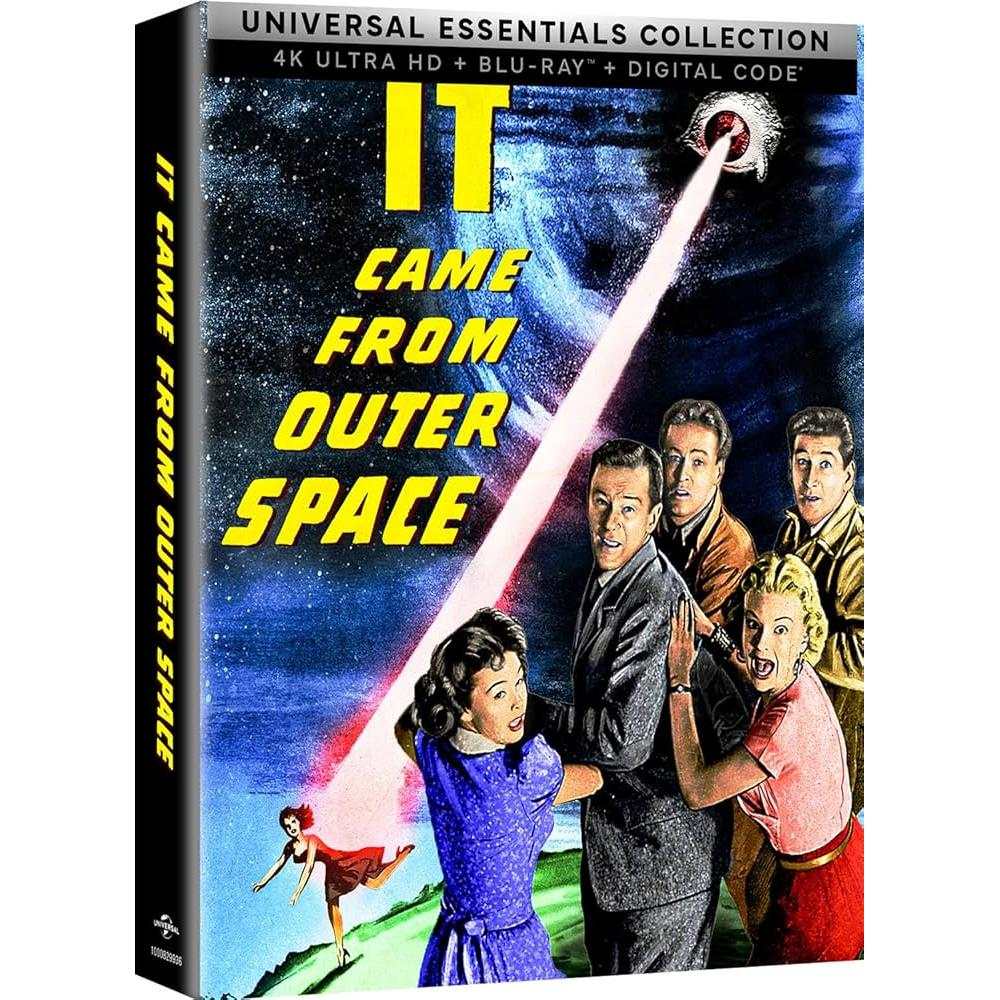 It Came From Outer Space Limited Edition Steelbook Ultimate Collectors Edition 4K Ultra HD with colorful artwork and bonus materials.