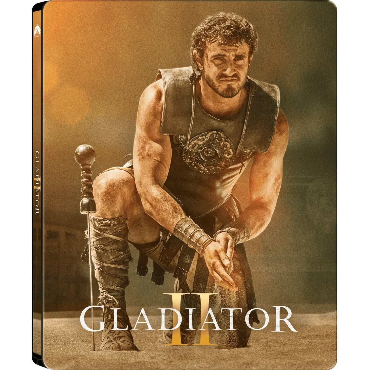 PRE-ORDER: Gladiator II Limited Edition Steelbook 4K Ultra HD Blu-Ray