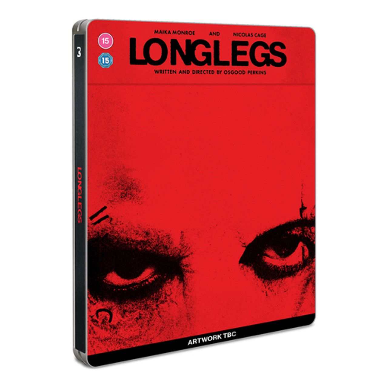 Longlegs Limited Edition Steelbook 4K Ultra HD + Blu-Ray movie cover