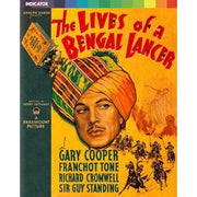 Limited Edition Blu-Ray Cover of "The Lives Of A Bengal Lancer" featuring Gary Cooper, Franchot Tone, and Richard Cromwell.