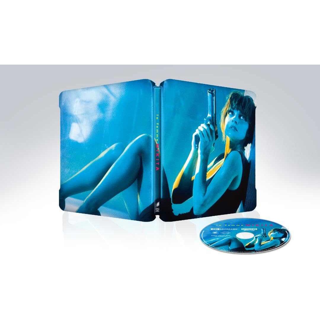 La Femme Nikita 4K UHD Limited Edition Steelbook open steelbook front and back cover image