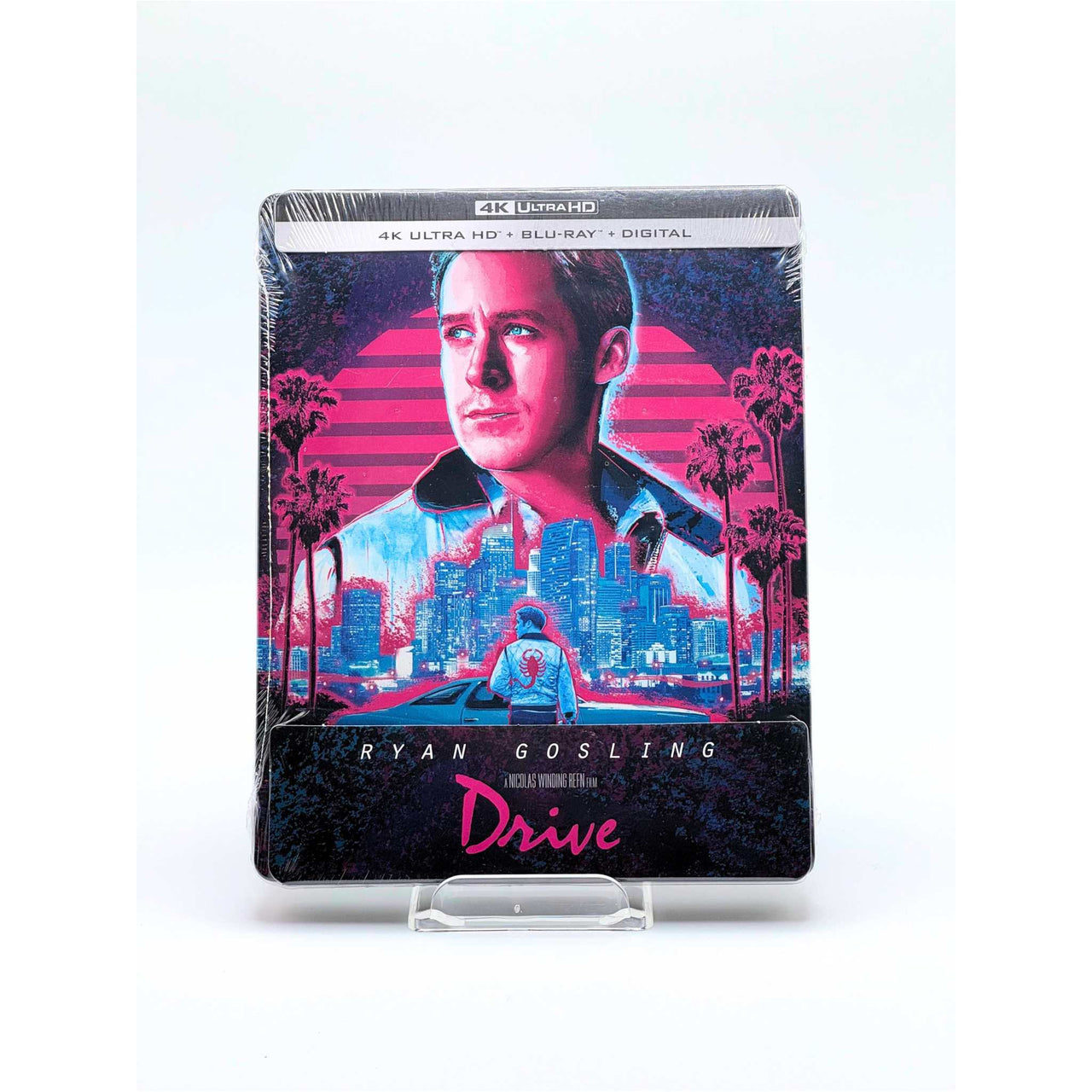 Drive 4K UHD + Blu-Ray + Digital Limited Edition Steelbook front cover live picture