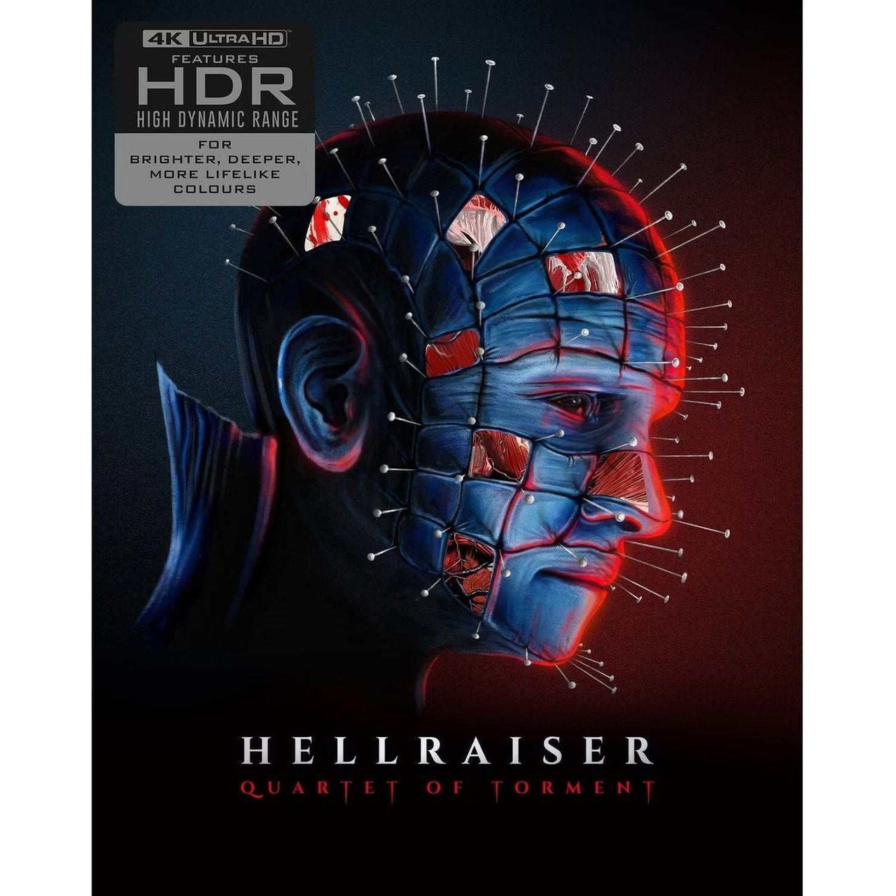 Hellraiser: Quartet Of Torment Pinhead Slipcase Limited Edition 4K UHD Box Set front cover