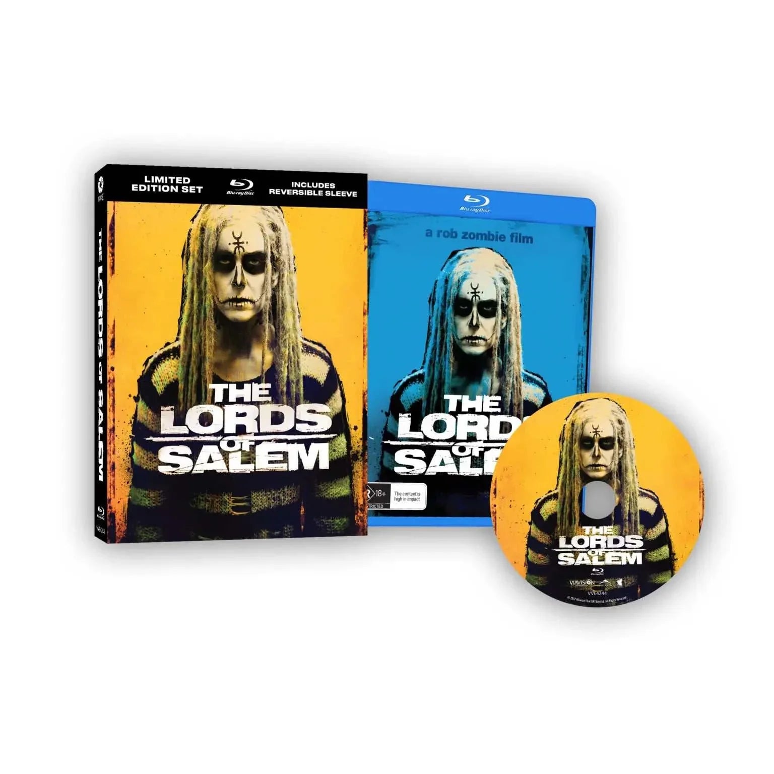 Lords of Salem Blu-ray Limited Edition w/ Lenticular Cover product packaging image