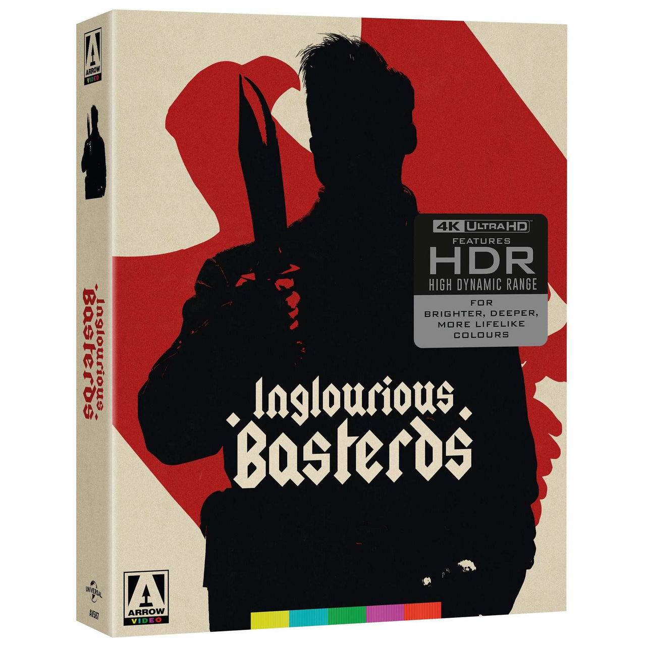 Inglourious Basterds Limited Edition 4K UHD + Blu-Ray with Rigid Slipcase front and spine image