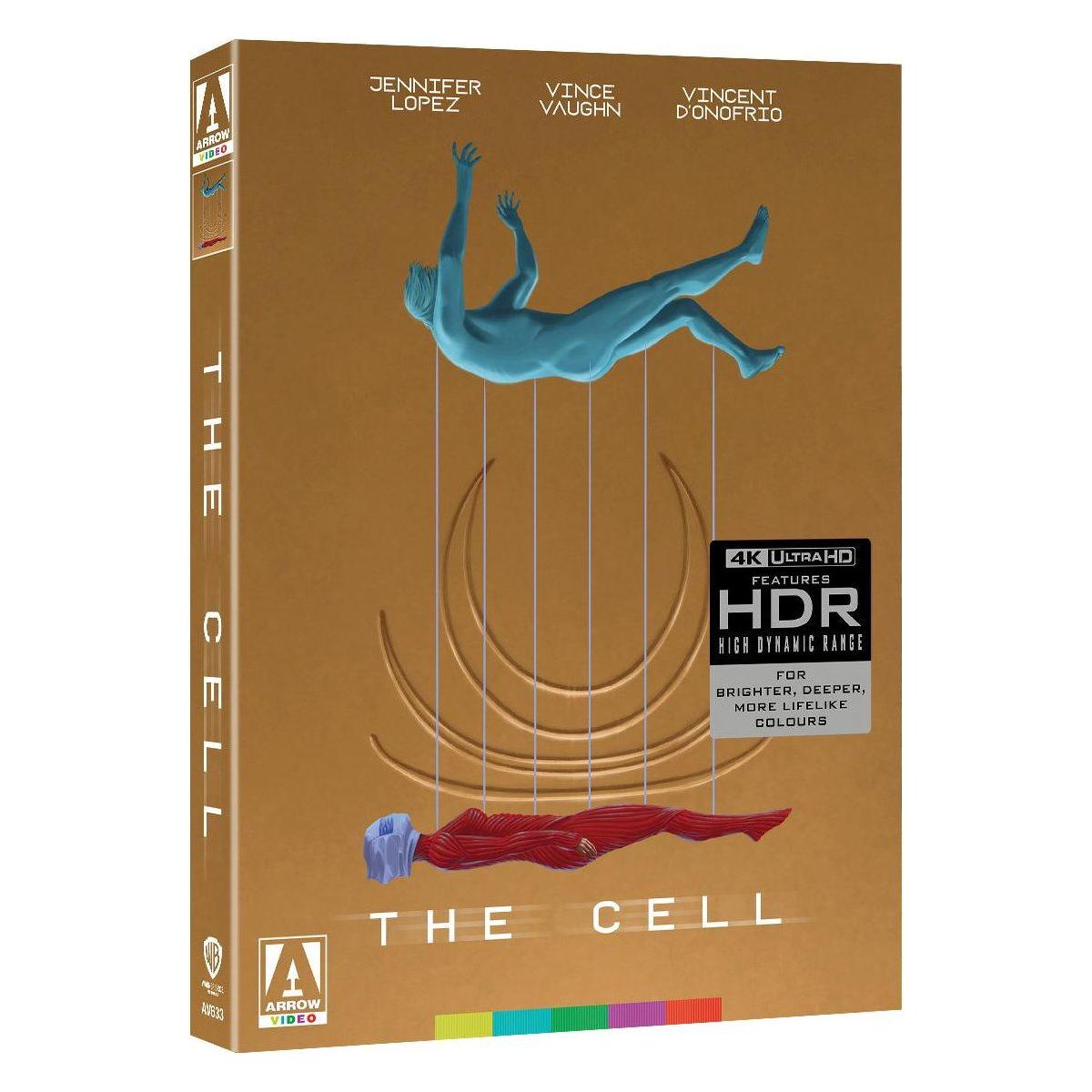 The Cell Limited Edition 4K UHD Blu-Ray with Slipcover and Extras, featuring distinctive cover art.