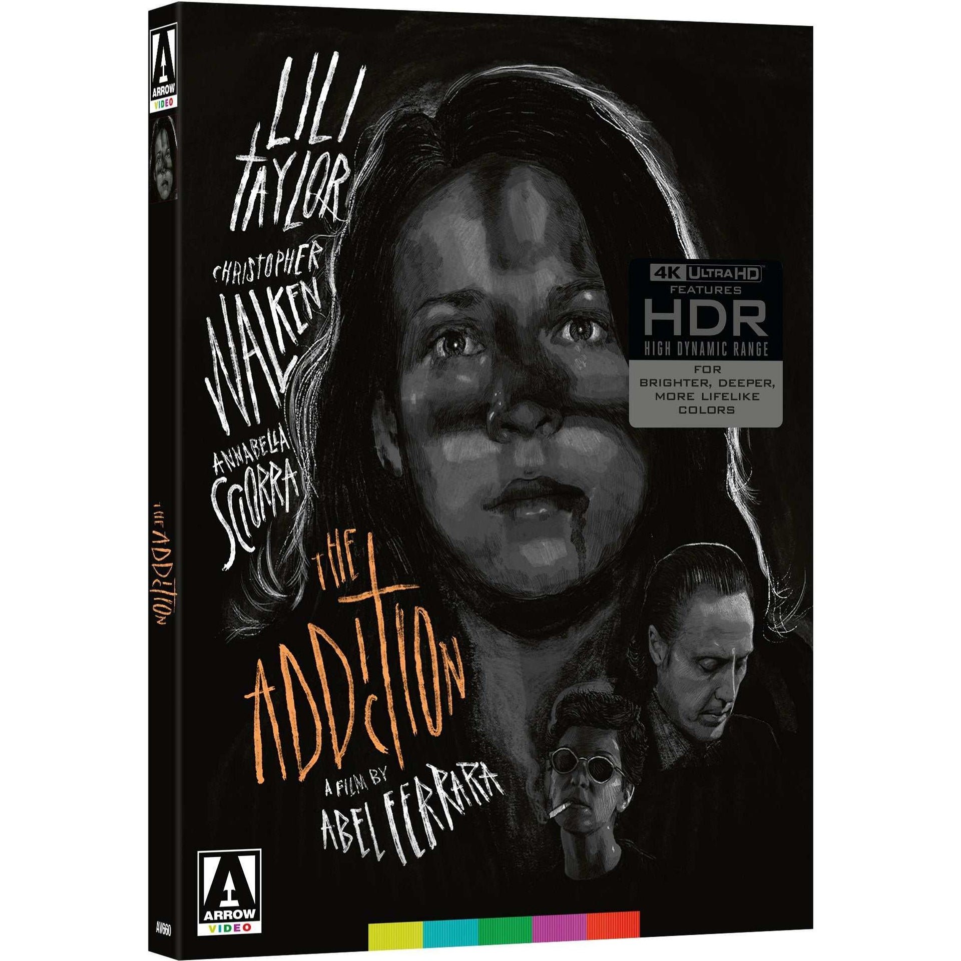 The Addiction Limited Edition 4K UHD with Slipcover front and spine image