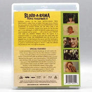 Blood-A-Rama Triple Frightmare II Blu-Ray with Slipcover - American Genre Film Archive horror collection featuring vintage gore films and special features.