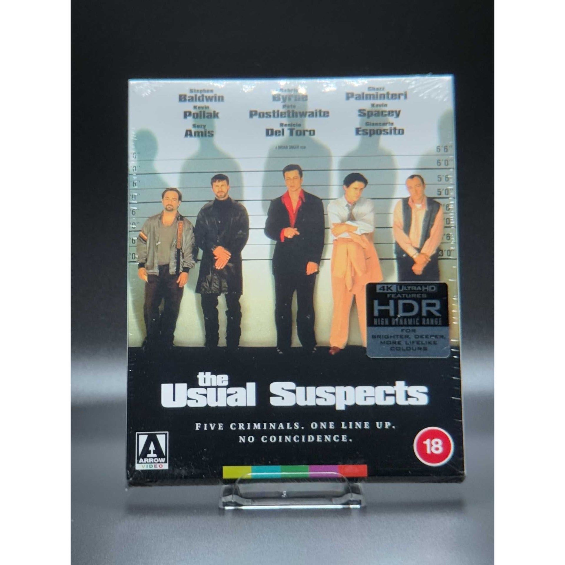 The Usual Suspects Limited Edition 4K Ultra HD with Slipcover and Extras.