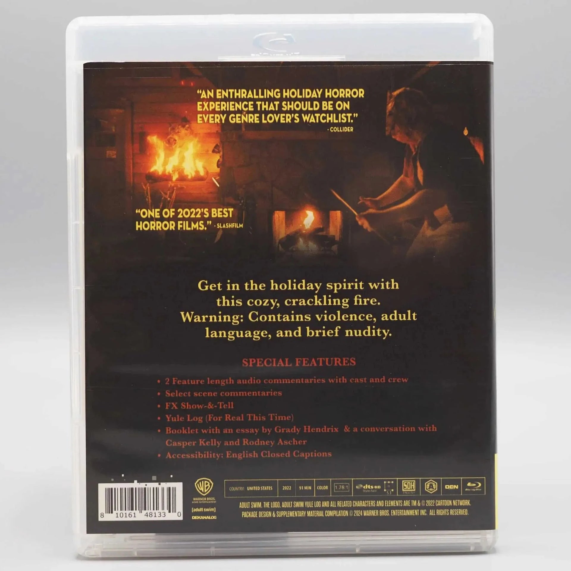 Dekanalog Adult Swim Yule Log with Slipcover inside cover back