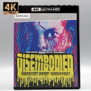 Bleeding Skull Disembodied 4K UHD Blu-Ray cover art.