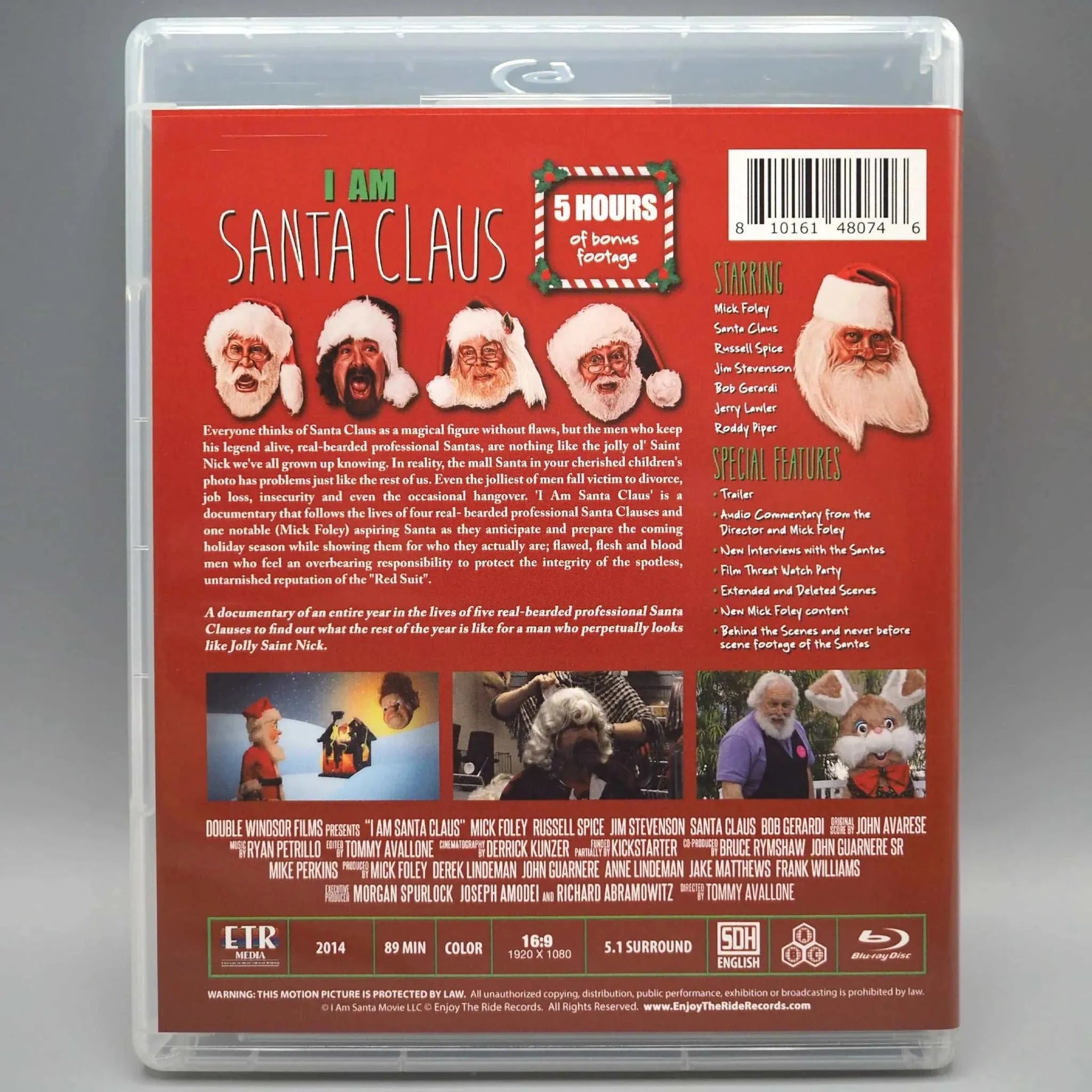 ETR Media: I Am Santa Claus with Slipcover back inside cover