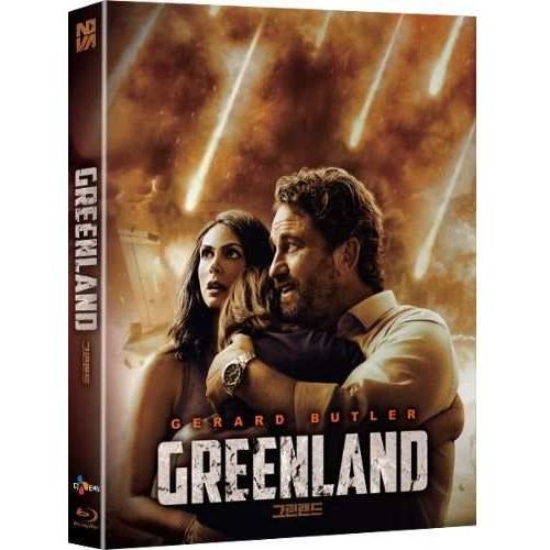 Greenland Blu-Ray Numbered Limited Edition Full Slip with Extras, featuring Gerard Butler on cover.