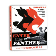 PRE-ORDER Enter The Panther 1976 Blu-ray with slipcover featuring Bruce Li action scenes.