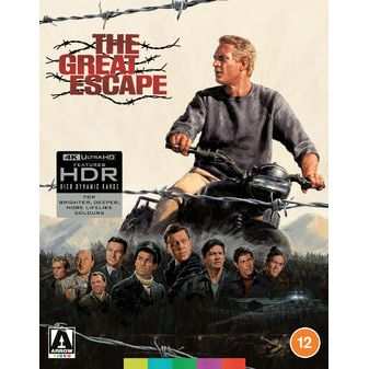 The Great Escape Limited Edition 4K Ultra HD with Slipcover and Extras.