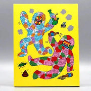 Kuso Blu-Ray with slipcover featuring colorful abstract characters and vibrant yellow background.