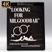 Vinegar Syndrome - Looking for Mr. Goodbar 4K UHD + Blu-Ray with slipcase edition cover featuring film title and insignia.