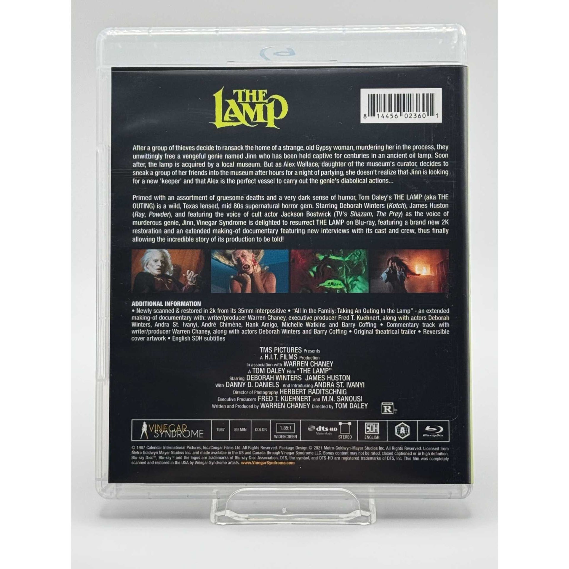 The Lamp Blu-Ray with slipcover, used, Vinegar Syndrome edition, supernatural horror movie.