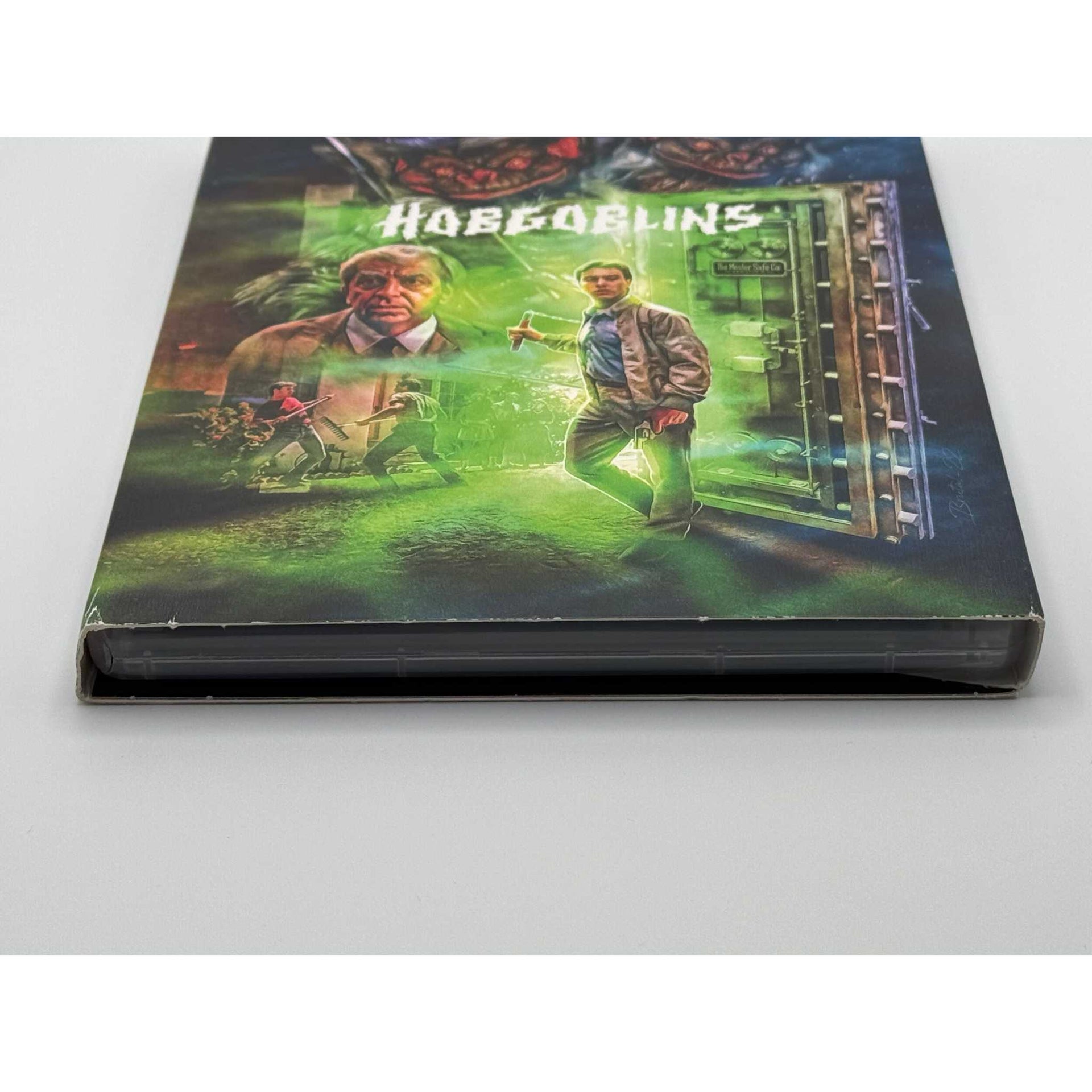 Hobgoblins Blu-Ray with slipcover showing minor edge wear, Vinegar Syndrome release.