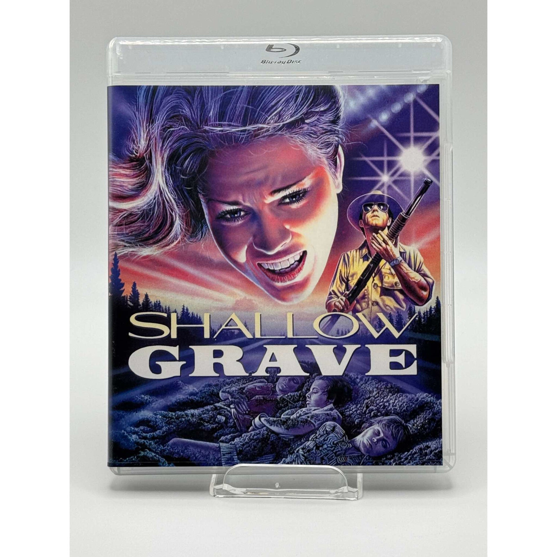 Shallow Grave Blu-Ray used with slipcover from Vinegar Syndrome.