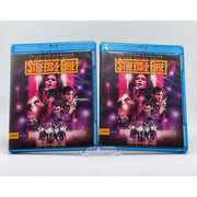 Streets of Fire Blu-Ray used with slipcover, Shout Factory edition, collectors' item in very good condition.