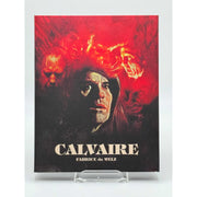 Calvaire Blu-Ray used with slipcover and booklet from Yellow Veil Pictures, minor wear visible.