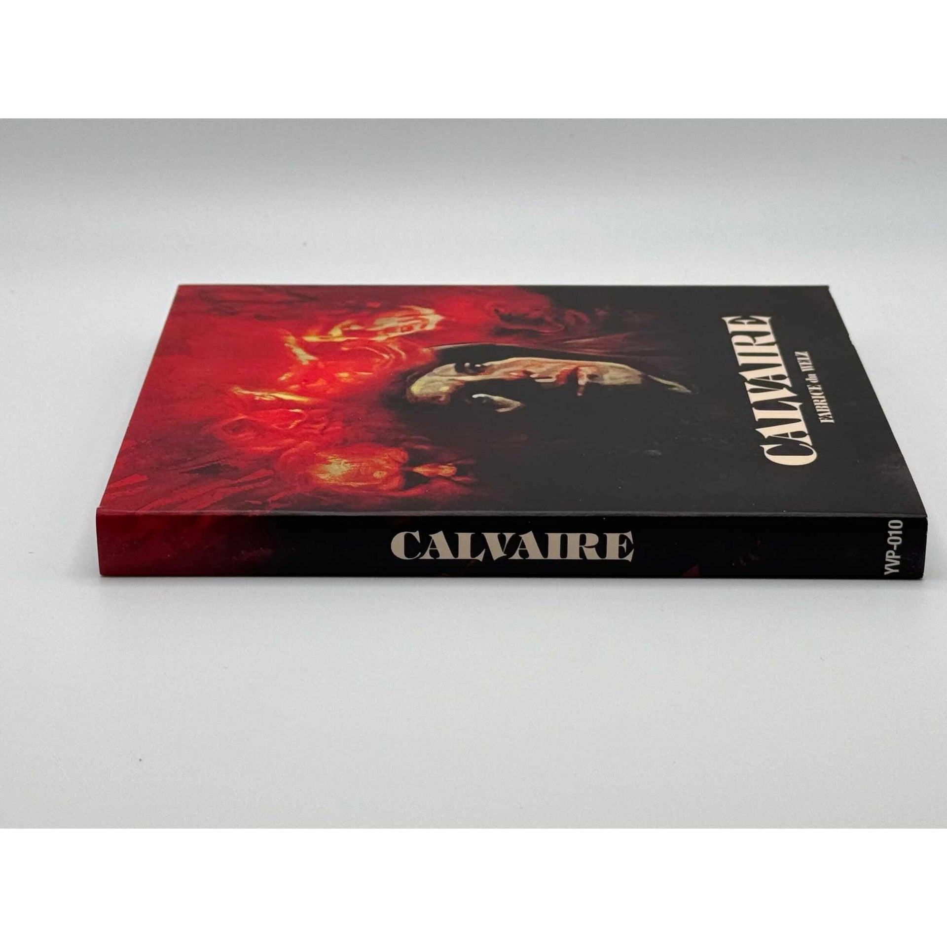 Calvaire Blu-Ray with slipcover and booklet, minor wear, used condition from Yellow Veil Pictures.