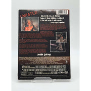 Murder-Set-Pieces DVD, used unrated director's cut, director signed, rare edition, rear cover view.