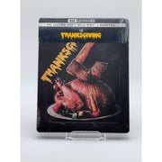 Thanksgiving 4K UHD + Blu-Ray + Digital Limited Edition Steelbook front cover live picture