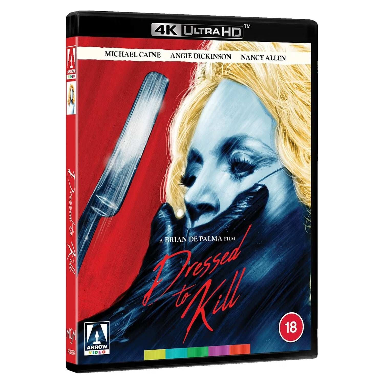 PRE-ORDER: Dressed to Kill Limited Edition 4K Ultra HD with Slipcover and Booklet.